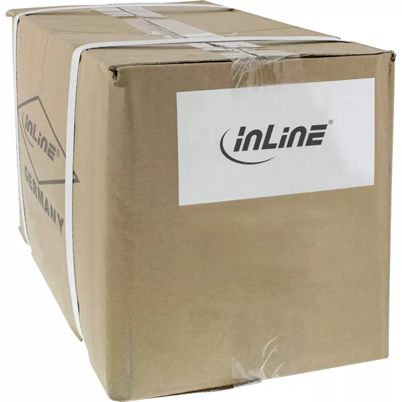InLine B-76402R Bulk-Pack de 40 cables de conexión, S/FTP PiMf, Cat.6, 250 MHz, PVC, cobre, rojo