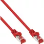InLine B-76402R Bulk-Pack de 40 cables de conexión, S/FTP PiMf, Cat.6, 250 MHz, PVC, cobre, rojo