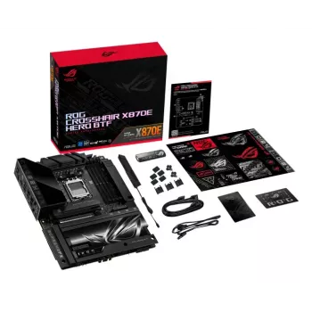 Placa base ASUS ROG CROSSHAIR X870E HERO BTF — AMD X870E, Socket AM5, ATX, DDR5, M.2, Wi‑Fi 7