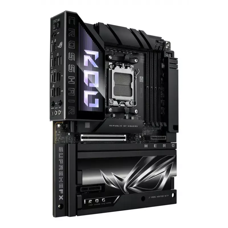 Placa base ASUS ROG CROSSHAIR X870E HERO BTF — AMD X870E, Socket AM5, ATX, DDR5, M.2, Wi‑Fi 7