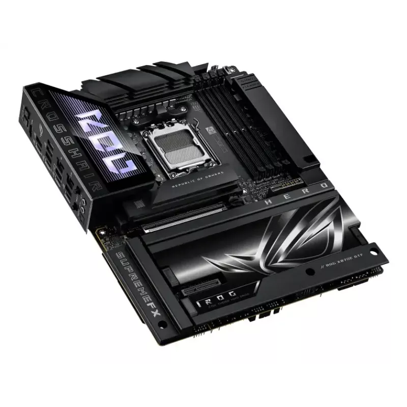 Placa base ASUS ROG CROSSHAIR X870E HERO BTF — AMD X870E, Socket AM5, ATX, DDR5, M.2, Wi‑Fi 7