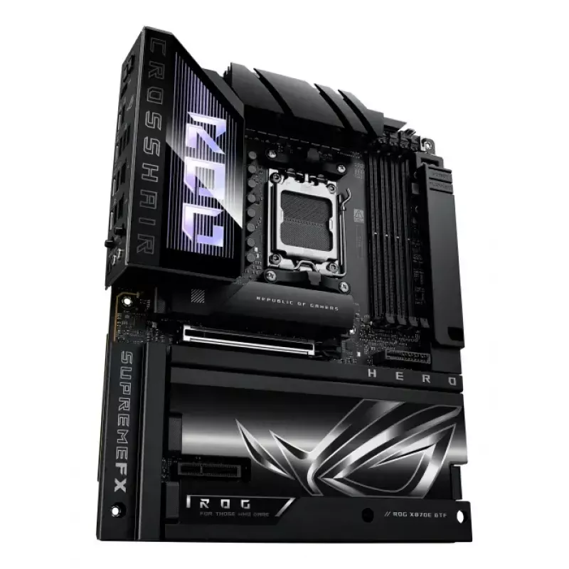 Placa base ASUS ROG CROSSHAIR X870E HERO BTF — AMD X870E, Socket AM5, ATX, DDR5, M.2, Wi‑Fi 7