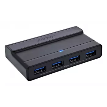 InLine 60604I Switch de compartición USB-C con hub USB de 4 puertos