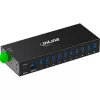 InLine 35396C Hub de interfaz USB 3.2 Gen 1 (3.1 Gen 1) Type-B 5000 Mbit/s negro
