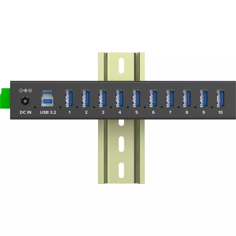 InLine 35396C Hub de interfaz USB 3.2 Gen 1 (3.1 Gen 1) Type-B 5000 Mbit/s negro