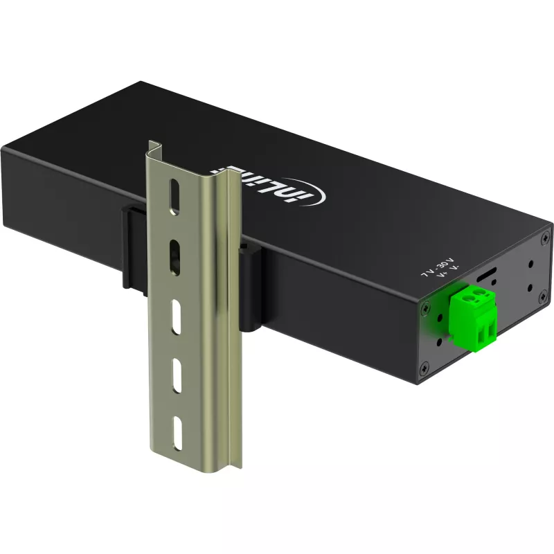 InLine 35396C Hub de interfaz USB 3.2 Gen 1 (3.1 Gen 1) Type-B 5000 Mbit/s negro