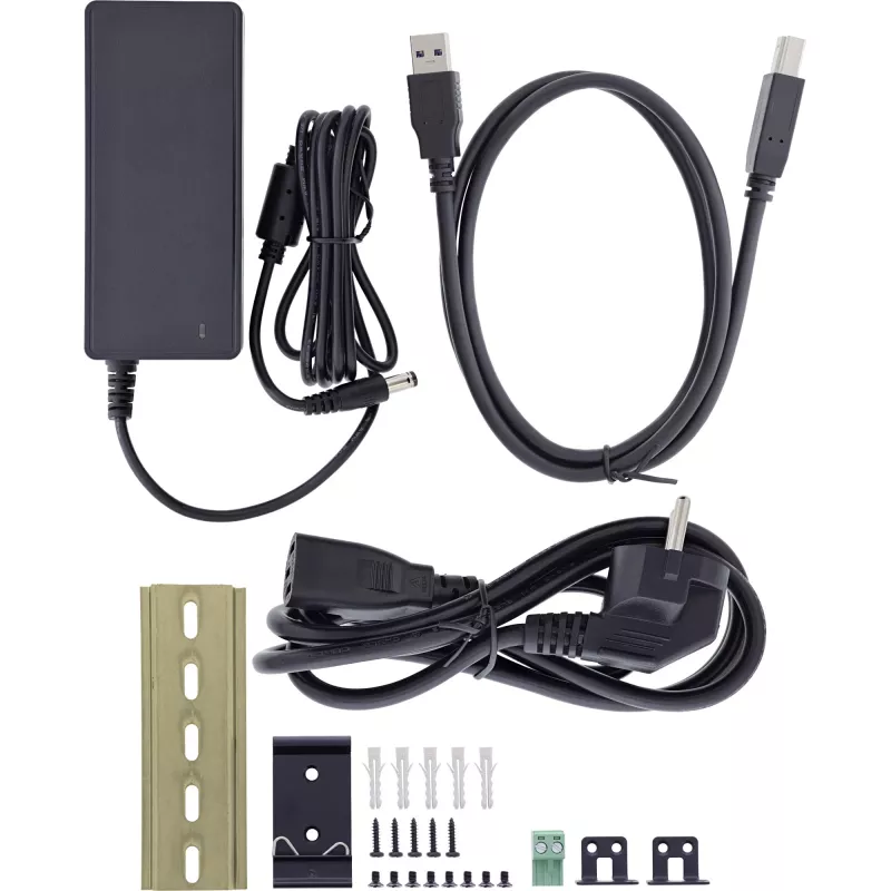 InLine 35396C Hub de interfaz USB 3.2 Gen 1 (3.1 Gen 1) Type-B 5000 Mbit/s negro