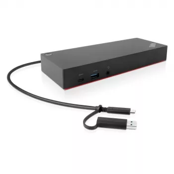 Lenovo ThinkPad Hybrid USB-C with USB-A Dock 40AF0135US base de acoplamiento, USB 3.1 Gen 2, 2x HDMI, 2x DP, 1GbE, 135 W, versión US