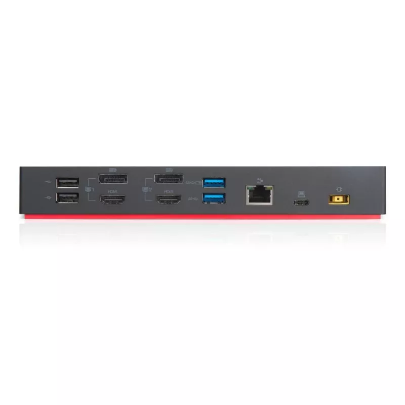 Lenovo ThinkPad Hybrid USB-C with USB-A Dock 40AF0135US base de acoplamiento, USB 3.1 Gen 2, 2x HDMI, 2x DP, 1GbE, 135 W, versión US