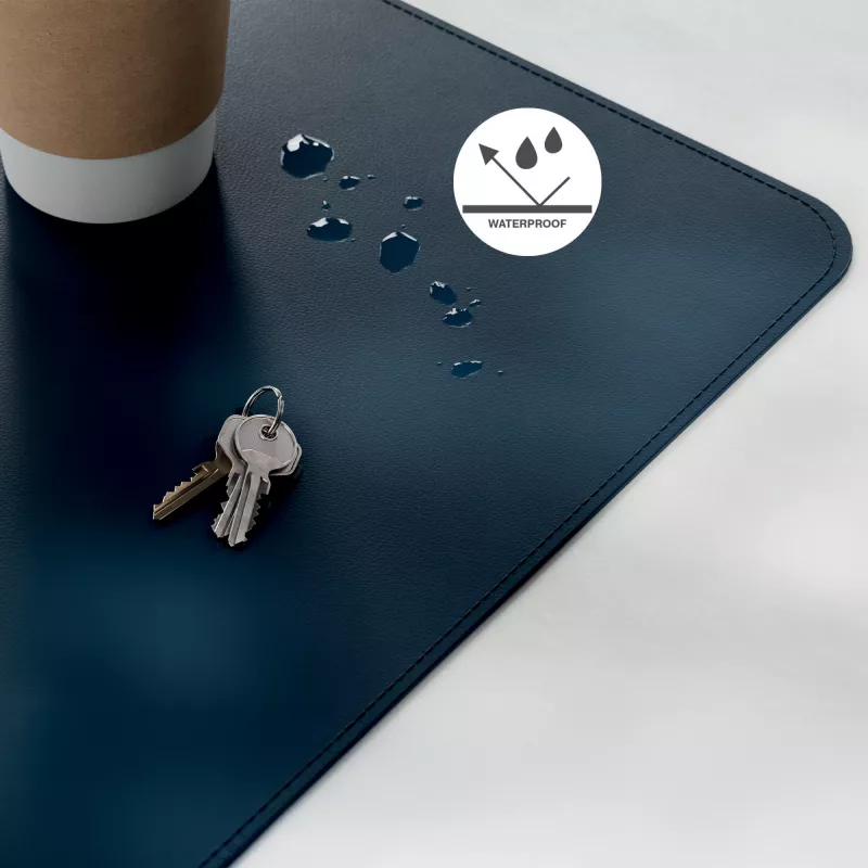 Alfombrilla de escritorio LEITZ Large Desk Mat, PVC, azul oscuro, 400 x 800 x 2 mm
