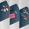 Alfombrilla de escritorio LEITZ Large Desk Mat, PVC, azul oscuro, 400 x 800 x 2 mm