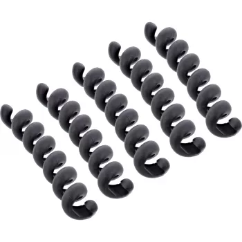 InLine 59972D organizador de cables universal funda de cable negro 5 uds.