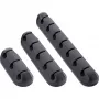 InLine 59971B organizador de cables universal clip de cable negro