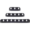 InLine 59971B organizador de cables universal clip de cable negro