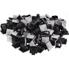 InLine 59971H organizador de cables universal soporte de cables negro 100 uds.