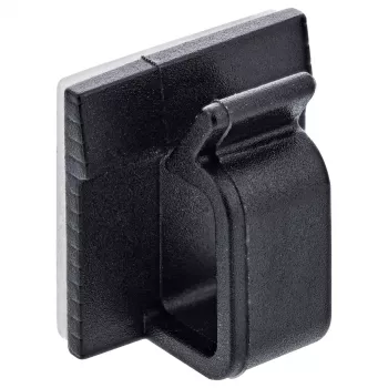 InLine 59971G organizador de cables universal ganchos para cables negro 100 uds.