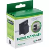 InLine 59971G organizador de cables universal ganchos para cables negro 100 uds.