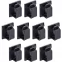 InLine 59971F gestor de cables universal soporte de cables negro 10 uds.
