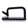InLine 59971F gestor de cables universal soporte de cables negro 10 uds.