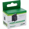 InLine 59971F gestor de cables universal soporte de cables negro 10 uds.