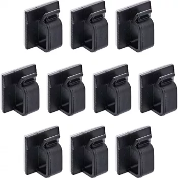 InLine 59971E gestor de cables universal ganchos para cables negro 10 uds.