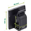 InLine 59971E gestor de cables universal ganchos para cables negro 10 uds.