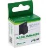 InLine 59971E gestor de cables universal ganchos para cables negro 10 uds.
