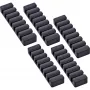 InLine 59971L clip de cable universal clip de cable negro 5 uds.