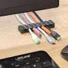 InLine 59971L clip de cable universal clip de cable negro 5 uds.