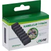 InLine 59971L clip de cable universal clip de cable negro 5 uds.