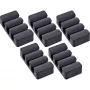 InLine 59971J organizador de cables universal clip de cable negro 5 uds.