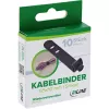 InLine 59972B bridas para cables brida para cables de escalera silicona negro 10 uds.