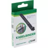 InLine 59972A bridas para cables brida para cables de escalera silicona negro 10 uds.