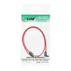 InLine cable SATA para conexiones S-ATA 150 / 300 / 600 en ángulo con bloqueos 90° 0,5 m