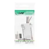 InLine adaptador DB9 hembra / RJ45 8P8C hembra carcasa con recubrimiento metálico 68889L