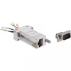 InLine adaptador 9 pin Sub-D macho RJ45 hembra con recubrimiento metálico 68889M