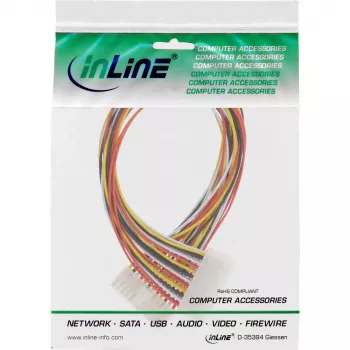 InLine cable alargador de fuente de alimentación ATX 24 polos hembra / 20+4 polos macho 26629A