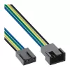 InLine alargador de cable de ventilador 4 pin Molex macho/hembra 0,70 m