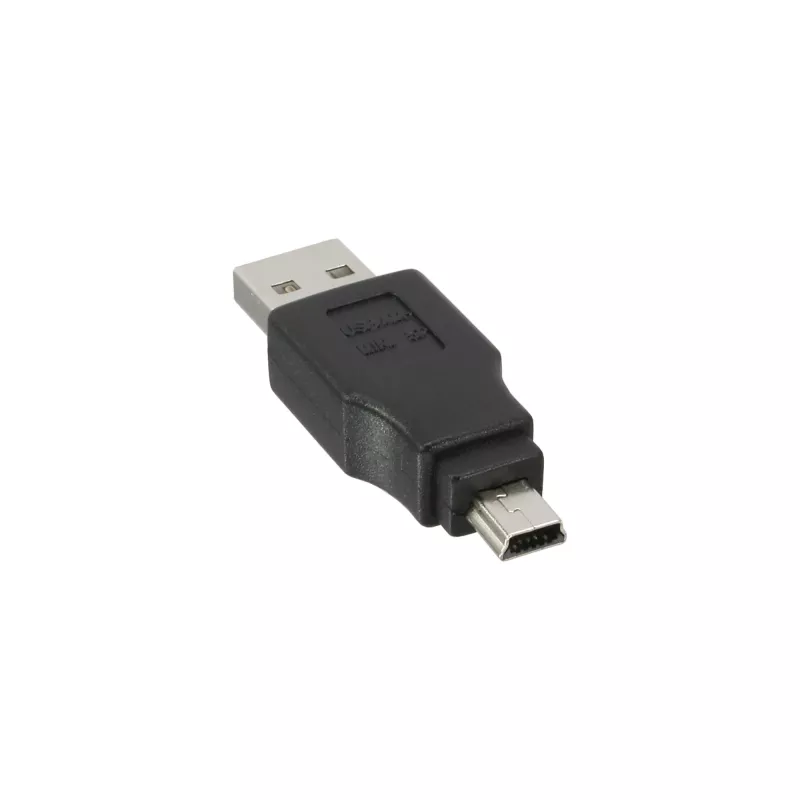 InLine adaptador USB 2.0 Type-A macho / Mini-USB 5-pin macho 33441C