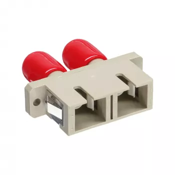 Adaptador de fibra óptica dúplex ST/SC InLine 89991D