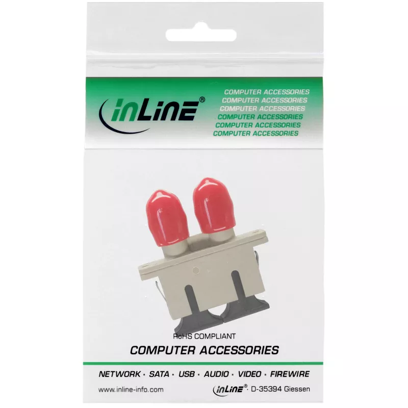 Adaptador de fibra óptica dúplex ST/SC InLine 89991D
