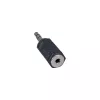 Adaptador de audio conector hembra jack 2,5 mm / conector macho jack 3,5 mm estéreo InLine 99309