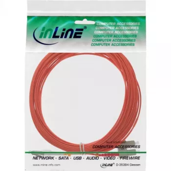 Cable de fibra óptica dúplex LC/SC InLine 88638 50/125µm OM2 25m