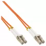 Cable de fibra óptica dúplex LC/LC InLine 88522 50/125µm OM2 5m