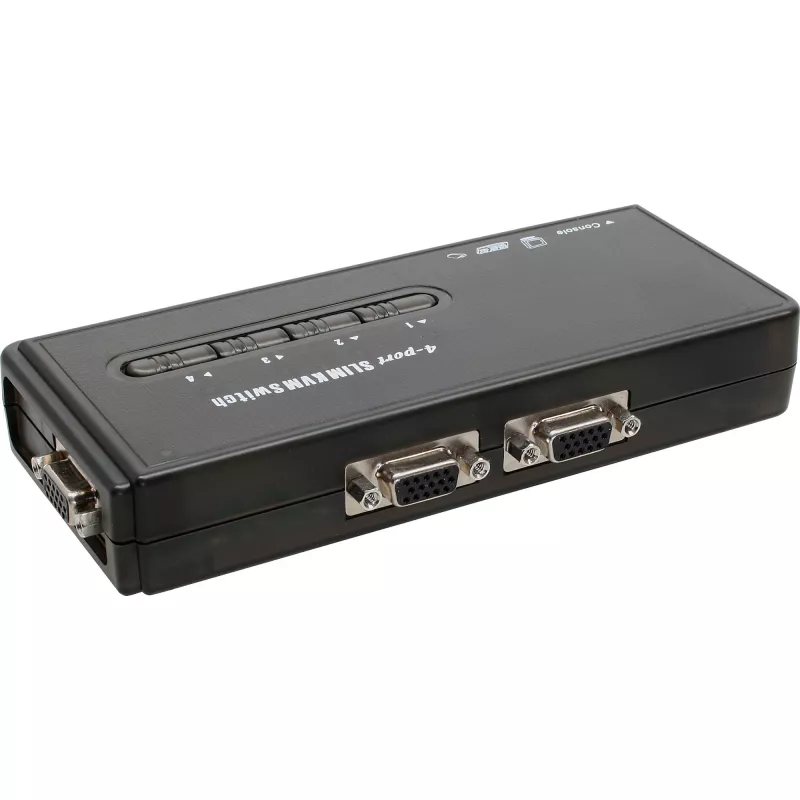 Conmutador KVM 4 puertos USB InLine 60614H