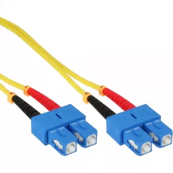 Cable de fibra óptica dúplex SC/SC InLine 9/125µm OS2 2m, 2 m, OS2, SC, SC