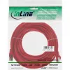 Cable de red F/UTP Cat.5e rojo InLine 10m