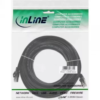 Cable de red F/UTP Cat.5e negro InLine 7m