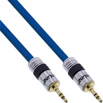 Cable de audio premium InLine 3,5 mm jack conector macho/conector macho 0,5 m