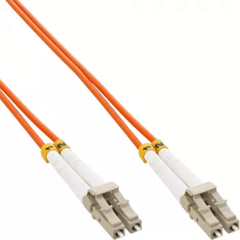 Cable de fibra óptica dúplex LC/LC InLine 88522B 50/125µm OM2 7m